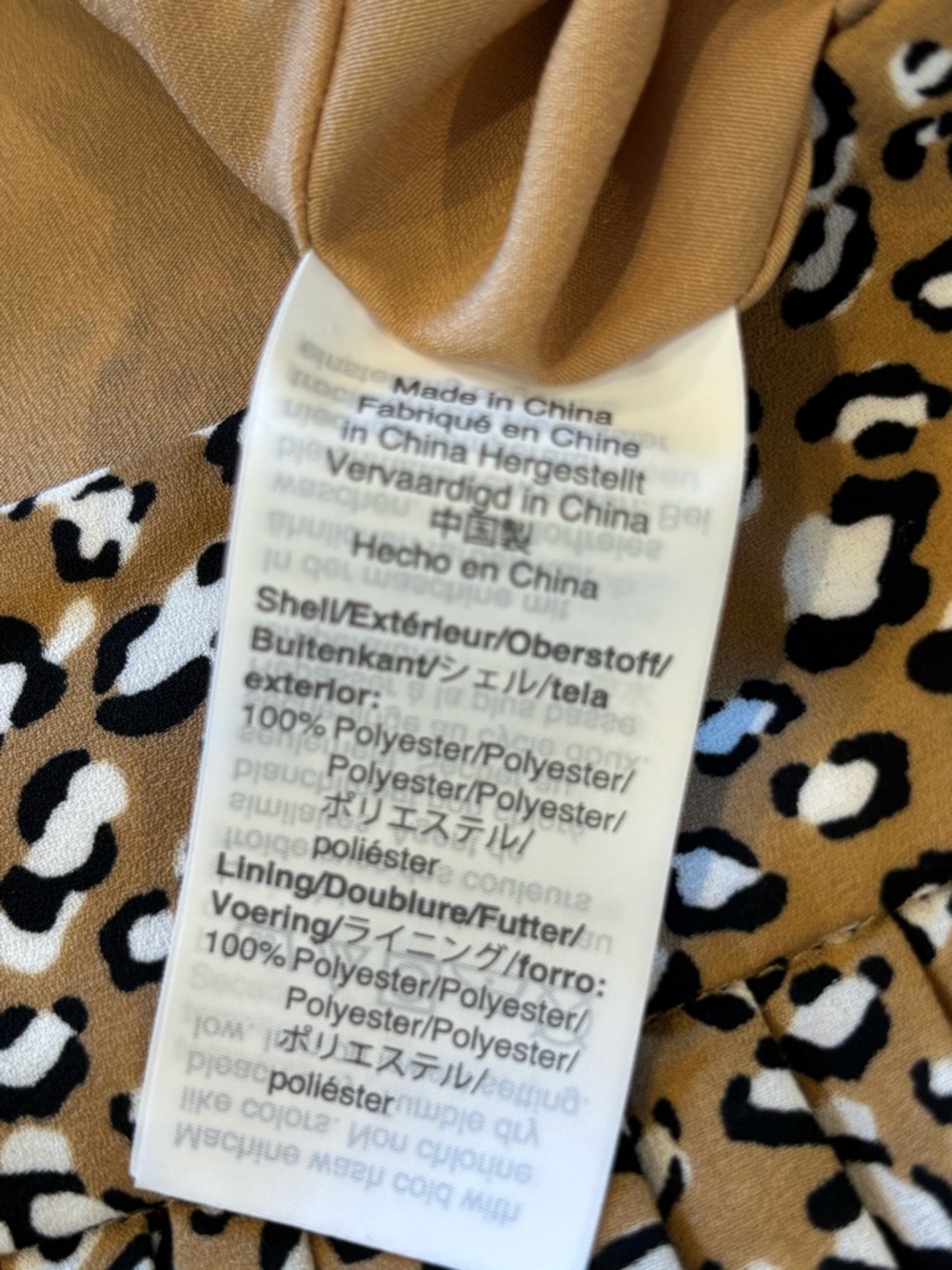 J. Crew Women’s Tan Animal Leopard-Print Pleated Midi Skirt Size 0 - Picture 5 of 7